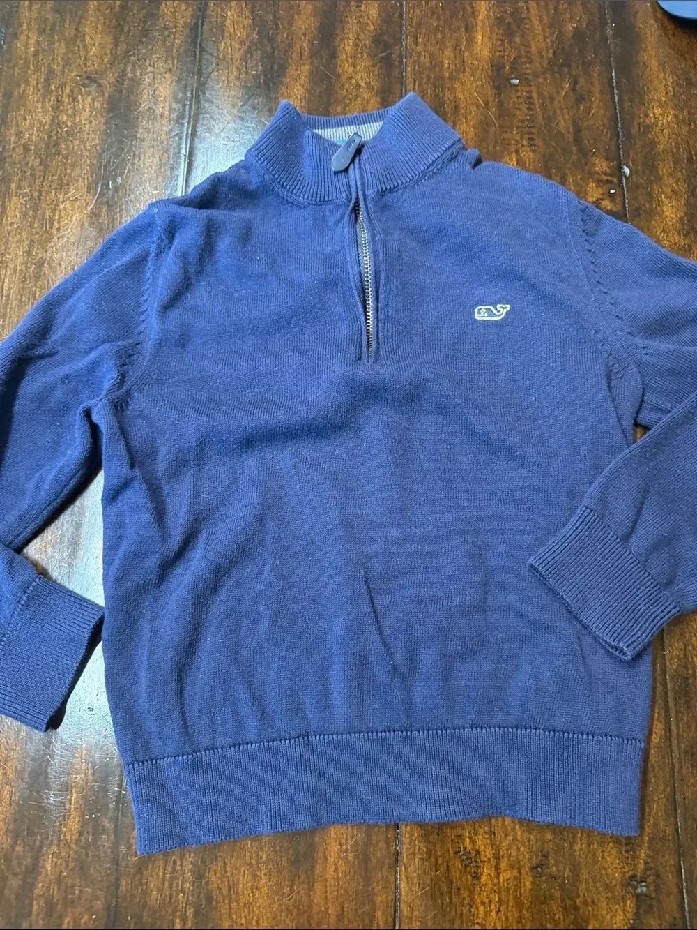 Vineyard Vines Navy Half-Zip Pullover